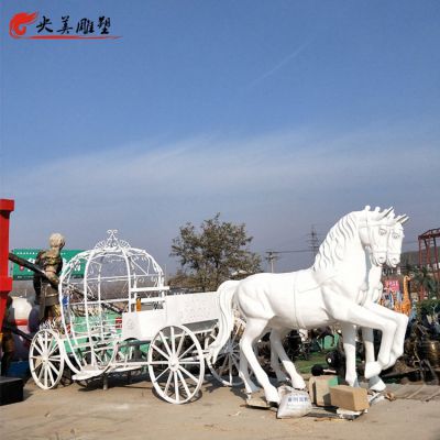 玻璃钢户外园林马车博鱼网页版