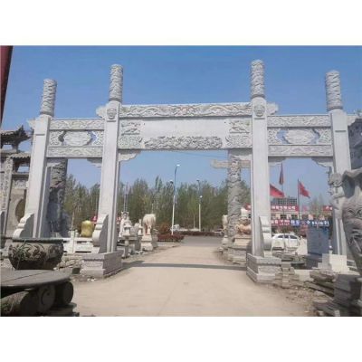 园林广场大型农村乡镇牌坊