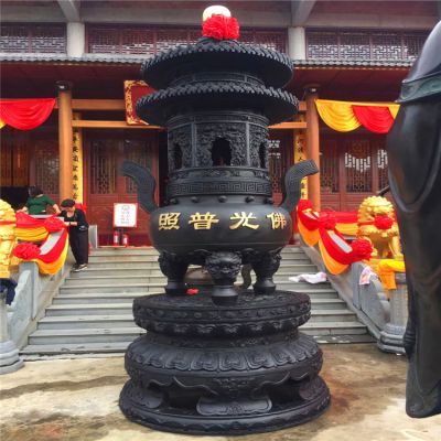 大型文物景观青铜器古代寺庙香炉博鱼网页版