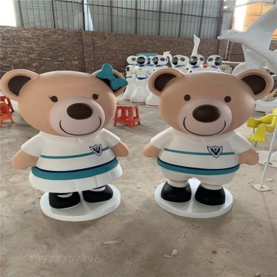 游乐场幼儿园玻璃钢卡通公仔博鱼网页版摆件