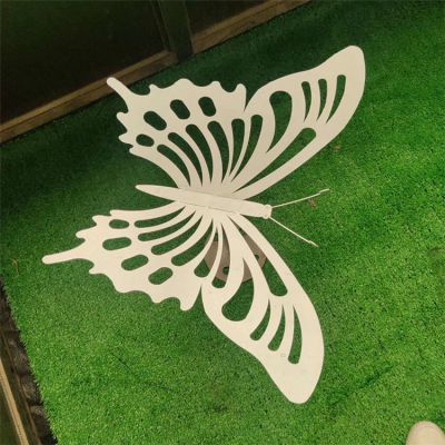 户外草坪不锈钢镂空户外园林金属蝴蝶博鱼网页版
