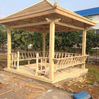 大理石石雕户外园林景观凉亭博鱼网页版