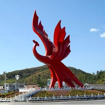 广场不锈钢抽象喷漆烤漆凤凰博鱼网页版