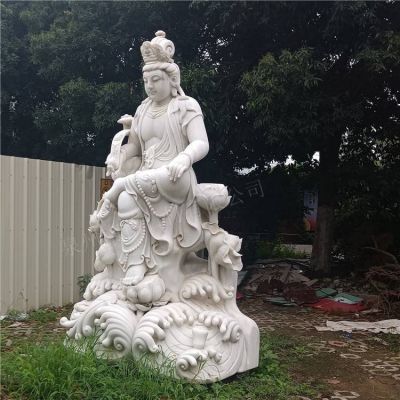 大理石石雕园林寺庙供奉菩萨观音博鱼网页版