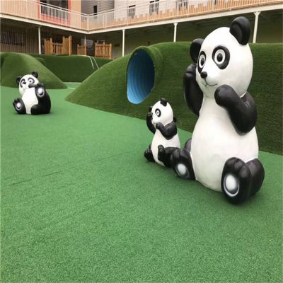 动物乐园玻璃钢卡通熊猫博鱼网页版