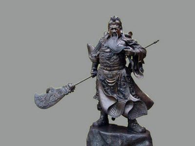 玻璃钢仿铜寺庙景区关公博鱼网页版