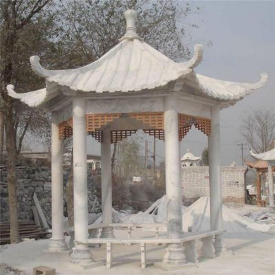 石雕户外中式多层六角凉亭博鱼网页版