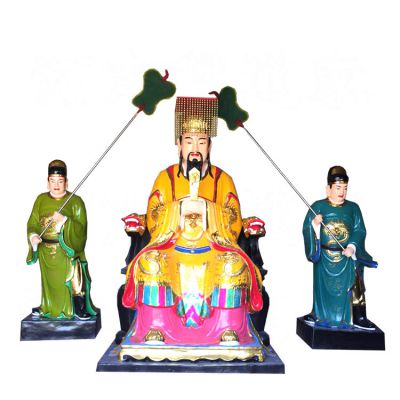 玻璃钢彩绘大型神佛像泰山神东岳大帝博鱼网页版