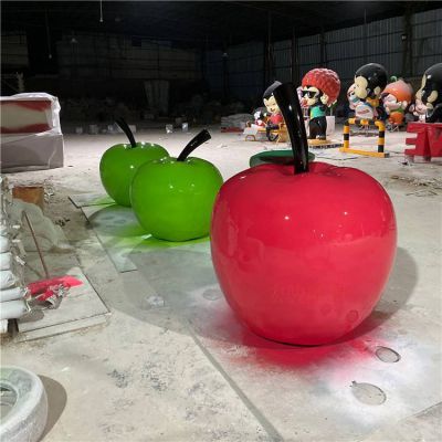 玻璃钢仿真水果户外摆件苹果博鱼网页版