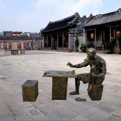  下棋的老头博鱼网页版 民俗人物博鱼网页版