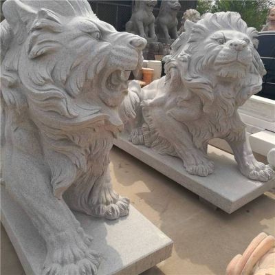 花岗岩大理石石雕户外园林景观狮子博鱼网页版