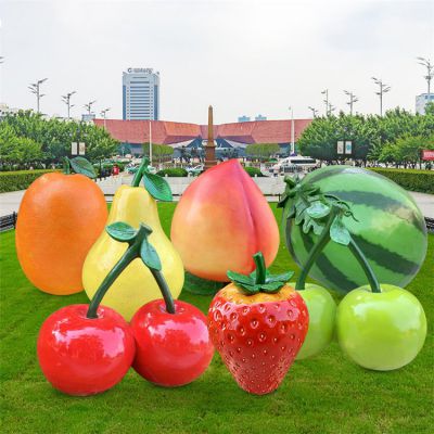 玻璃钢彩绘仿真水果博鱼网页版摆件