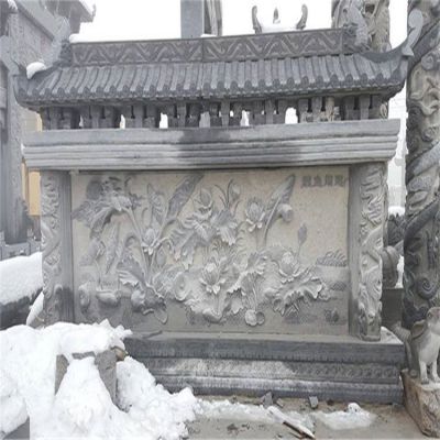 庭院浮雕莲花影壁壁画博鱼网页版