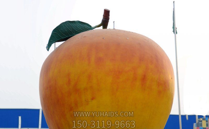 广场花园卡通玻璃钢苹果博鱼网页版