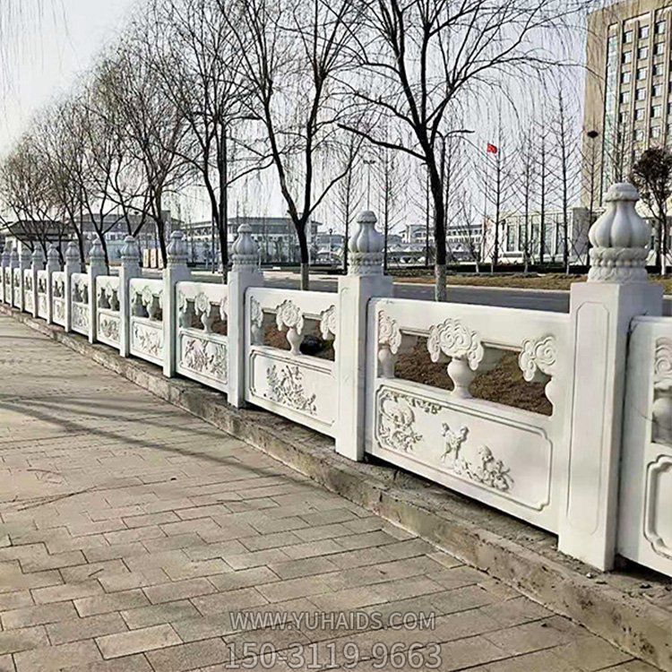 汉白玉市政石雕栏板栏杆博鱼网页版
