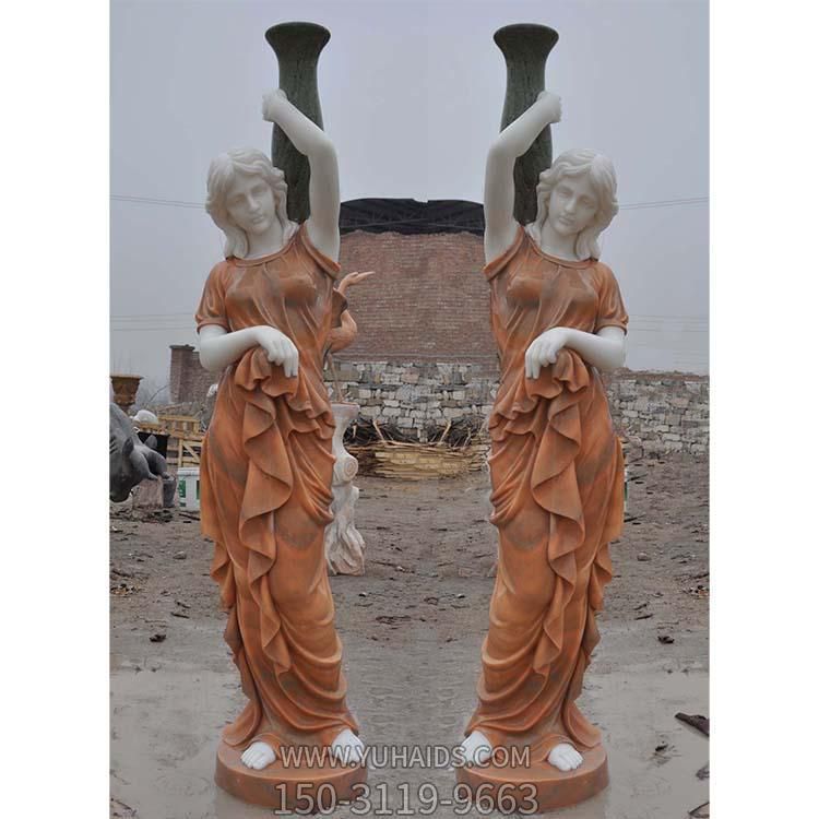 西方人物景观玻璃钢仿真户外广场景观博鱼网页版