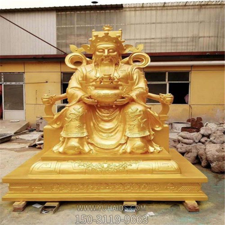 玻璃钢仿铜寺庙宗教财神博鱼网页版