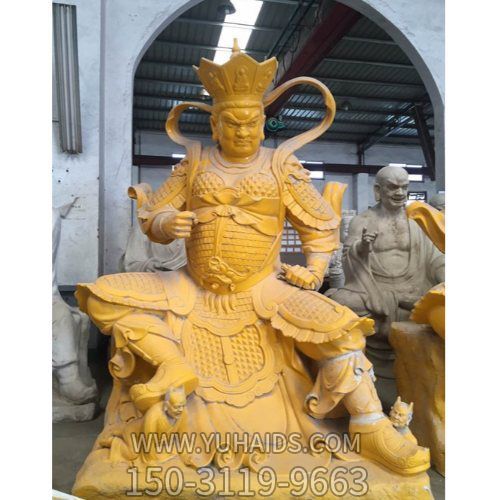 寺庙大型供奉神佛景观玻璃钢彩绘四大天王博鱼网页版