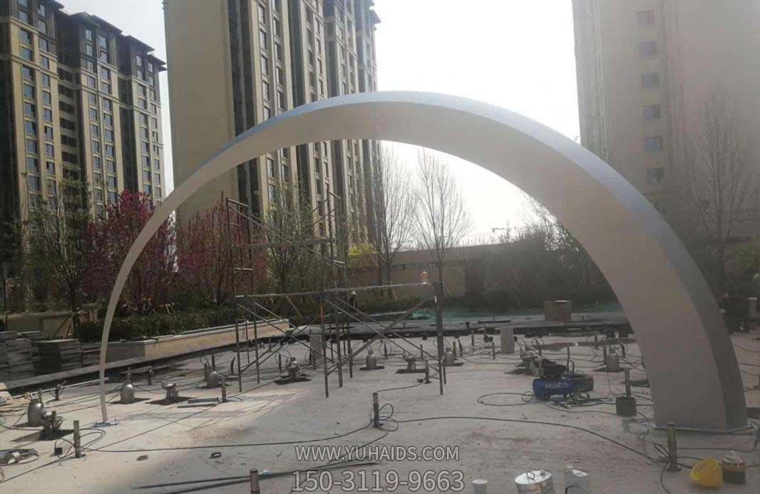 简约不锈钢小区拱门博鱼网页版