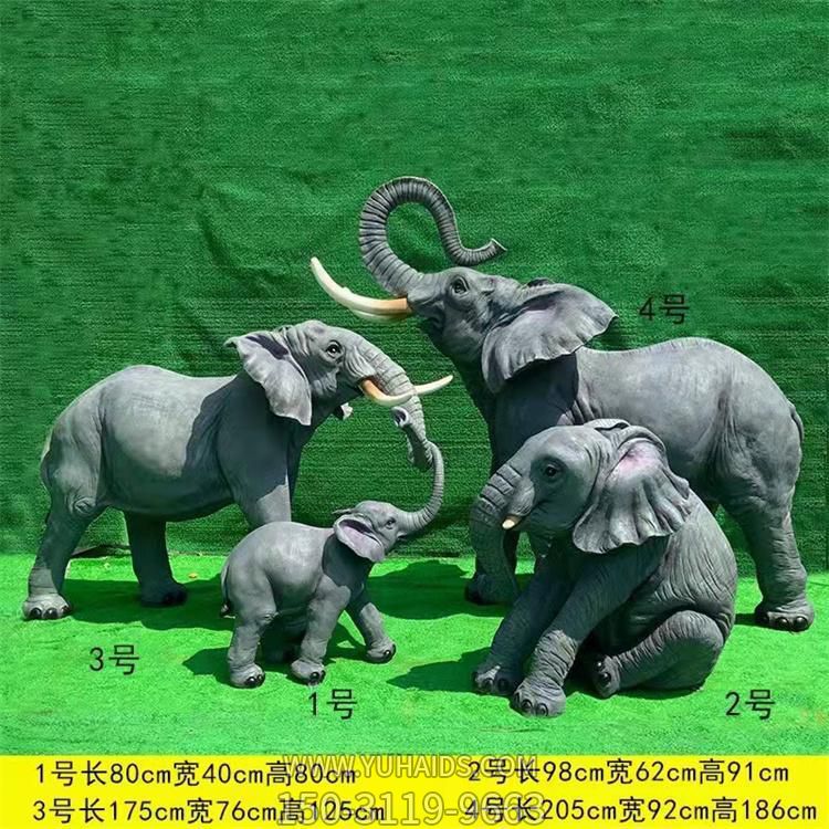 玻璃钢仿真动物景观大象博鱼网页版