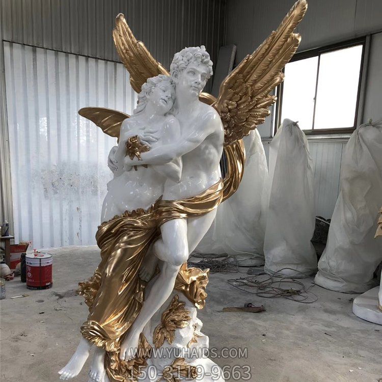 户外广场玻璃钢创意西方天使博鱼网页版