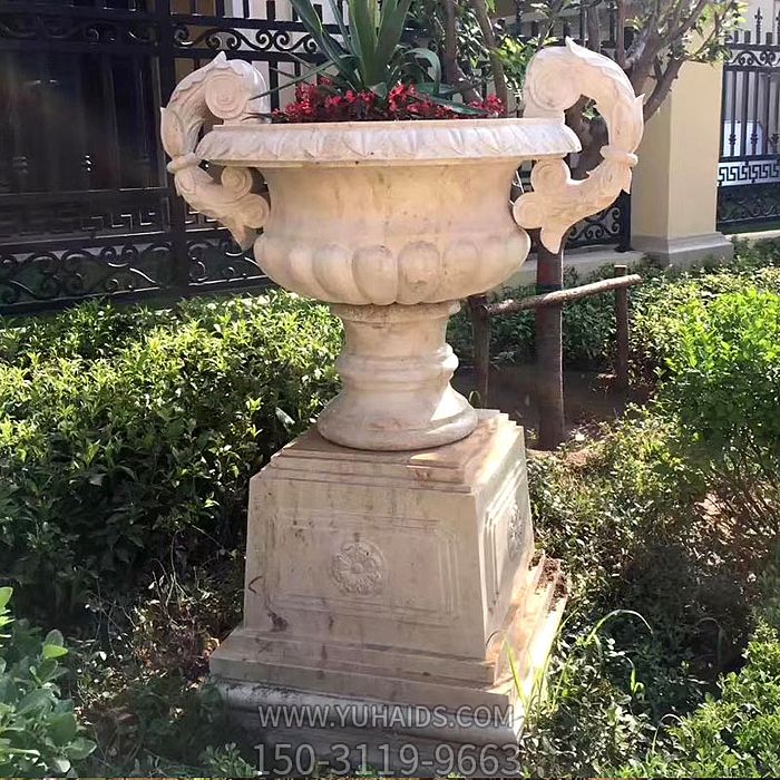 欧式石雕花盆博鱼网页版