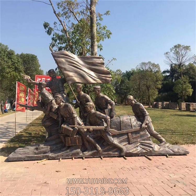 玻璃钢仿铜园林景观摆件民俗人物博鱼网页版