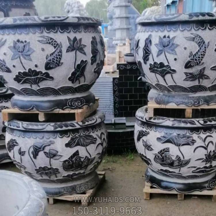 仿古做旧青石石雕鱼缸博鱼网页版