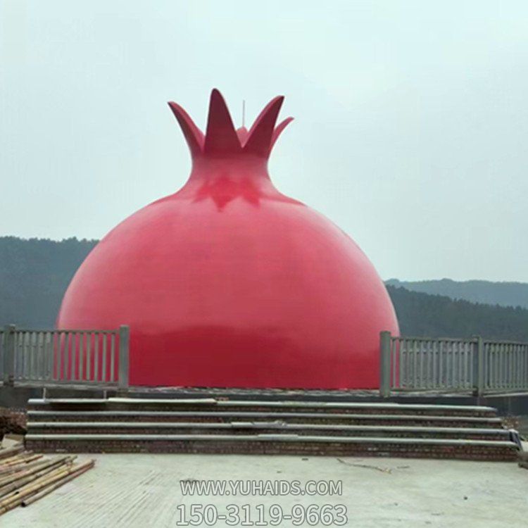 玻璃钢水果石榴博鱼网页版蔬菜果园造型景观