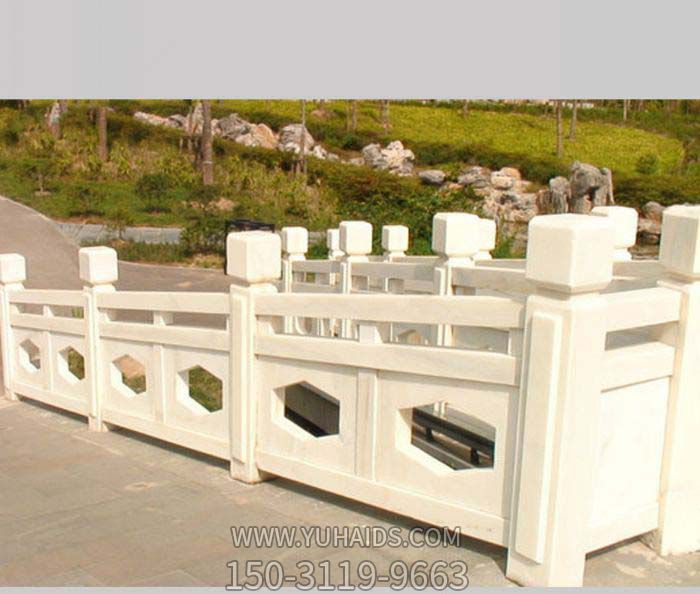 公园山丘汉白玉扶手简易栏杆博鱼网页版