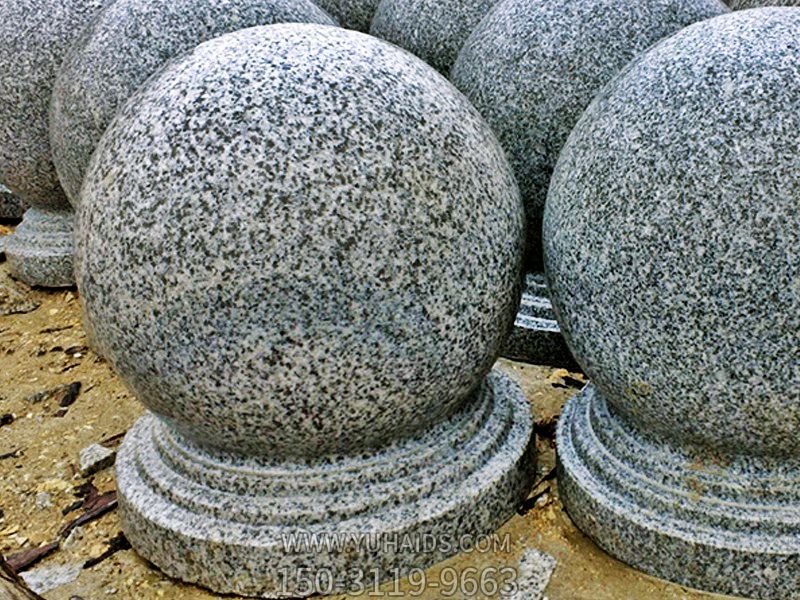 商场摆放芝麻灰挡车石阻车石球博鱼网页版