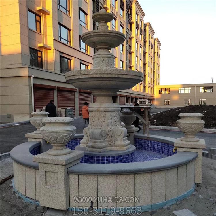 园林景观大理石石雕户外园林景观喷泉博鱼网页版