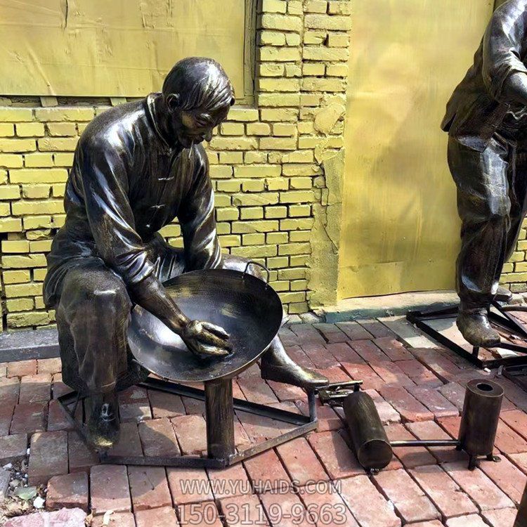 公园新农村装饰玻璃钢仿铜农耕民俗人物小品雕像博鱼网页版