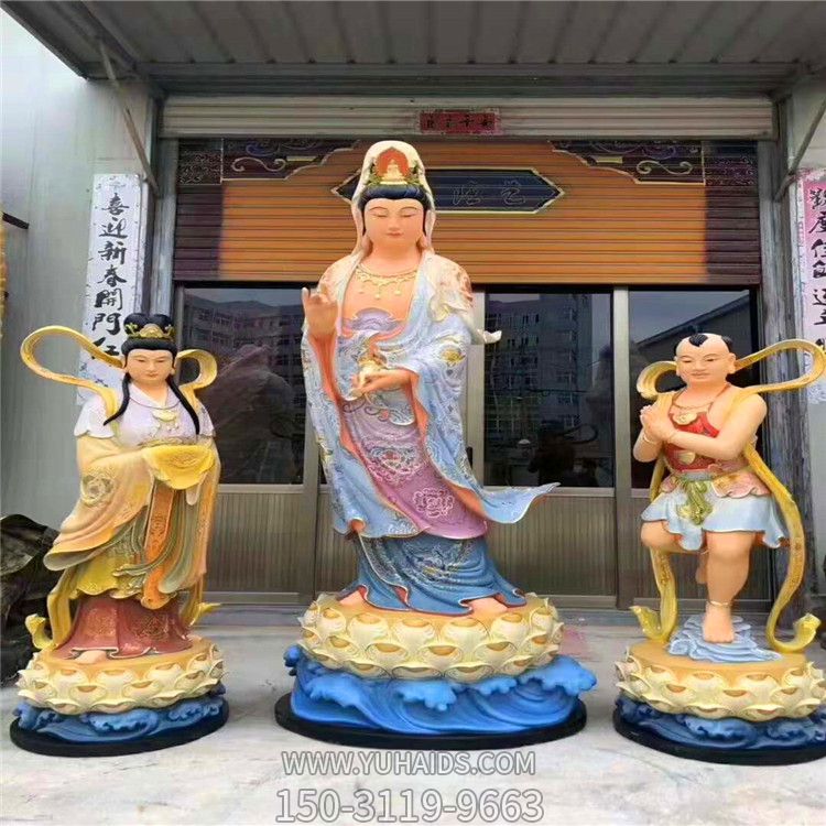 景区大型供奉佛像树脂彩绘观音博鱼网页版