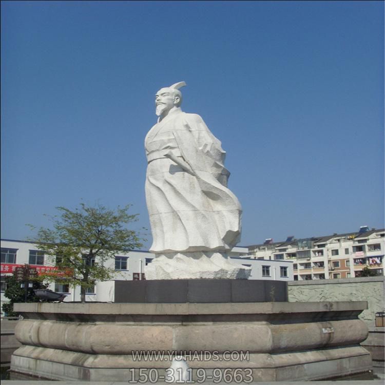 工厂企业大型大理石石雕古代名人人物博鱼网页版