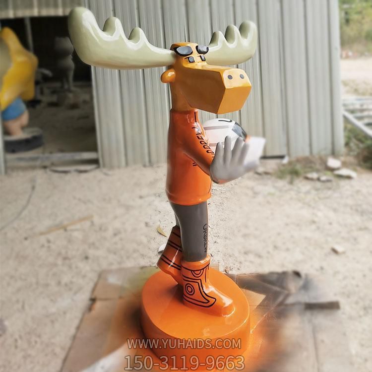 商场玻璃钢卡通动物博鱼网页版摆件