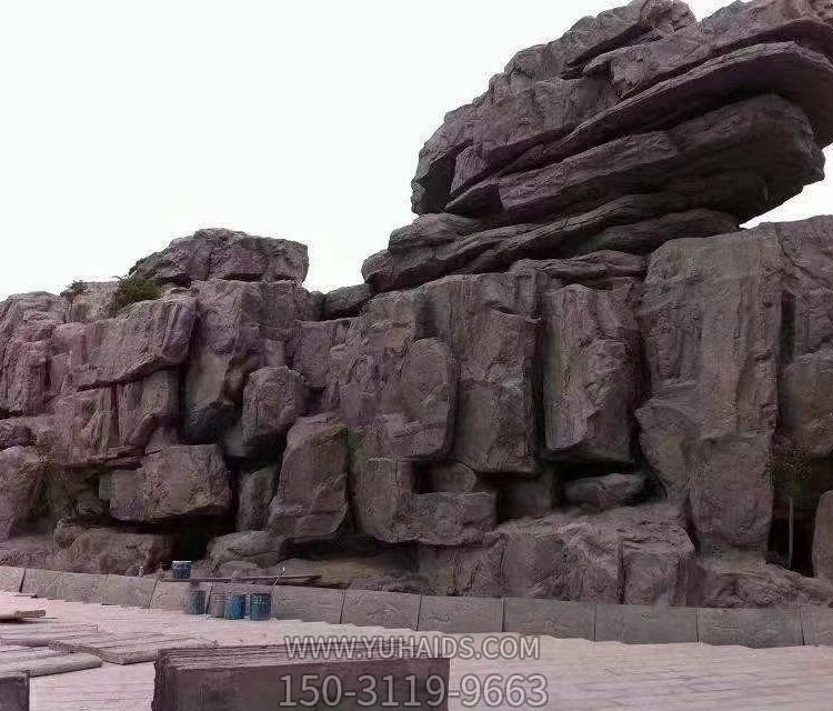 游乐园装饰造景水泥制作塑石假山博鱼网页版