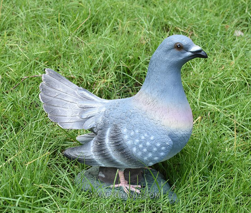 草坪户外彩绘玻璃钢树脂创意幼儿鸽子博鱼网页版