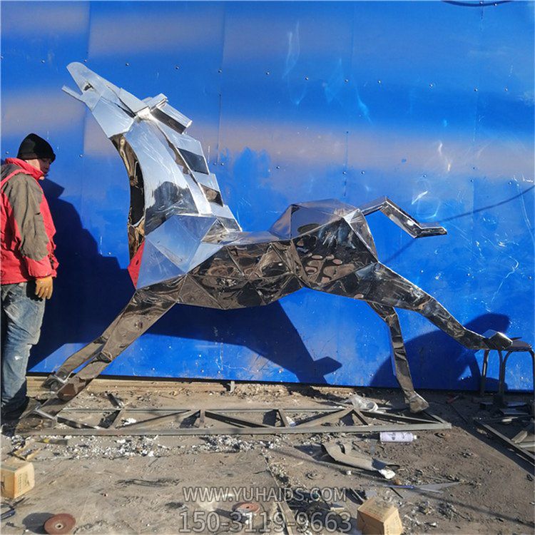 镜面不锈钢几何户外马博鱼网页版