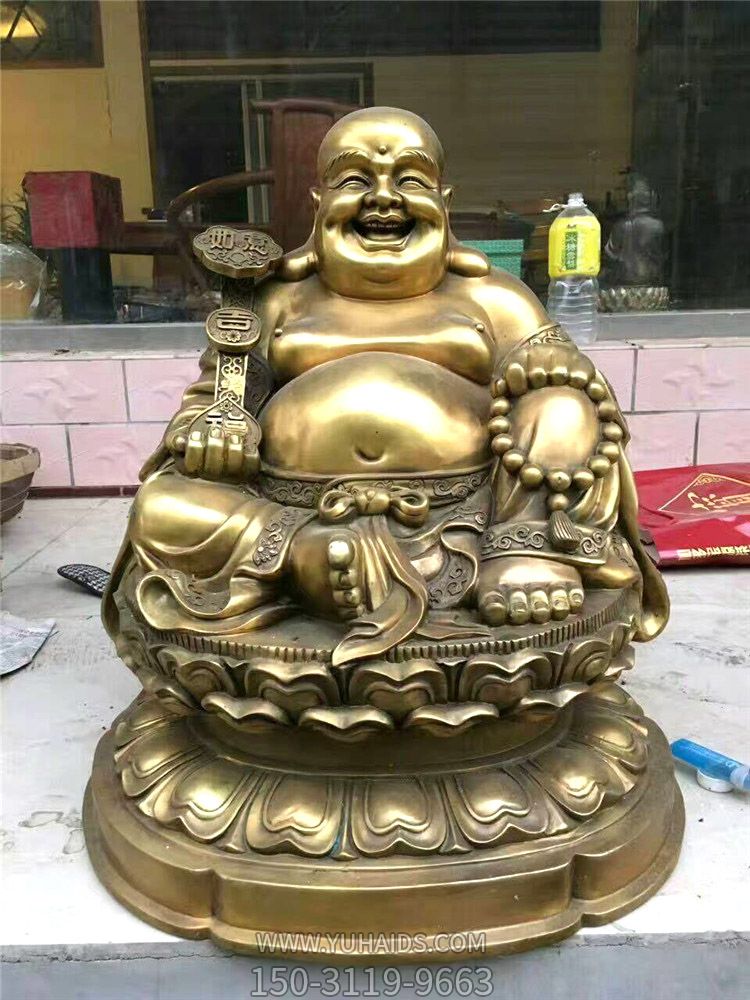 不锈钢仿铜创意户外景观人物弥勒佛博鱼网页版