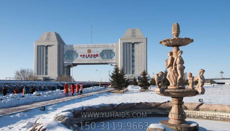 欧式喷泉石雕 (2)博鱼网页版