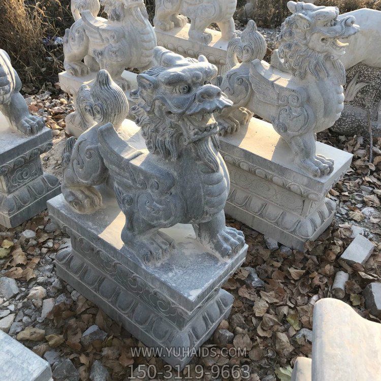 青石貔貅石雕摆件博鱼网页版
