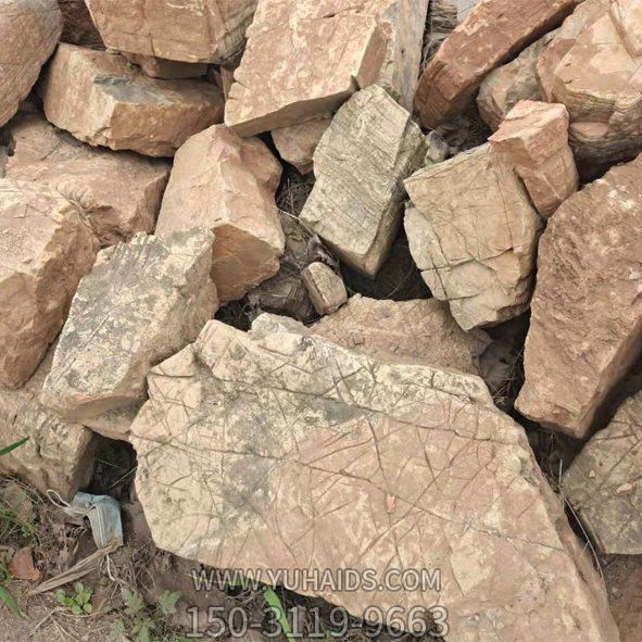 庭院假山景观使用流水龟纹石材质景观石博鱼网页版