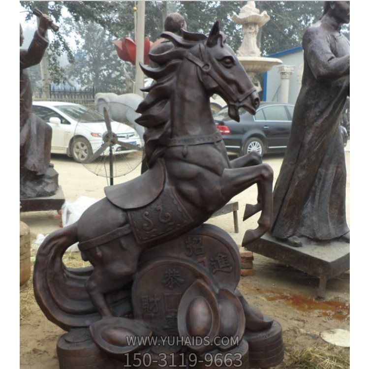 玻璃钢仿铜骏马博鱼网页版摆件