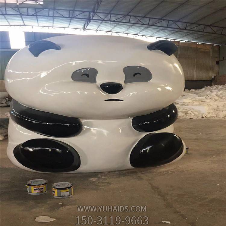 商场摆放玻璃钢卡通熊猫公仔博鱼网页版