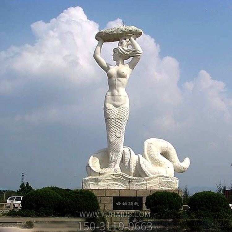 景区园林创世神女娲补天大理石雕博鱼网页版