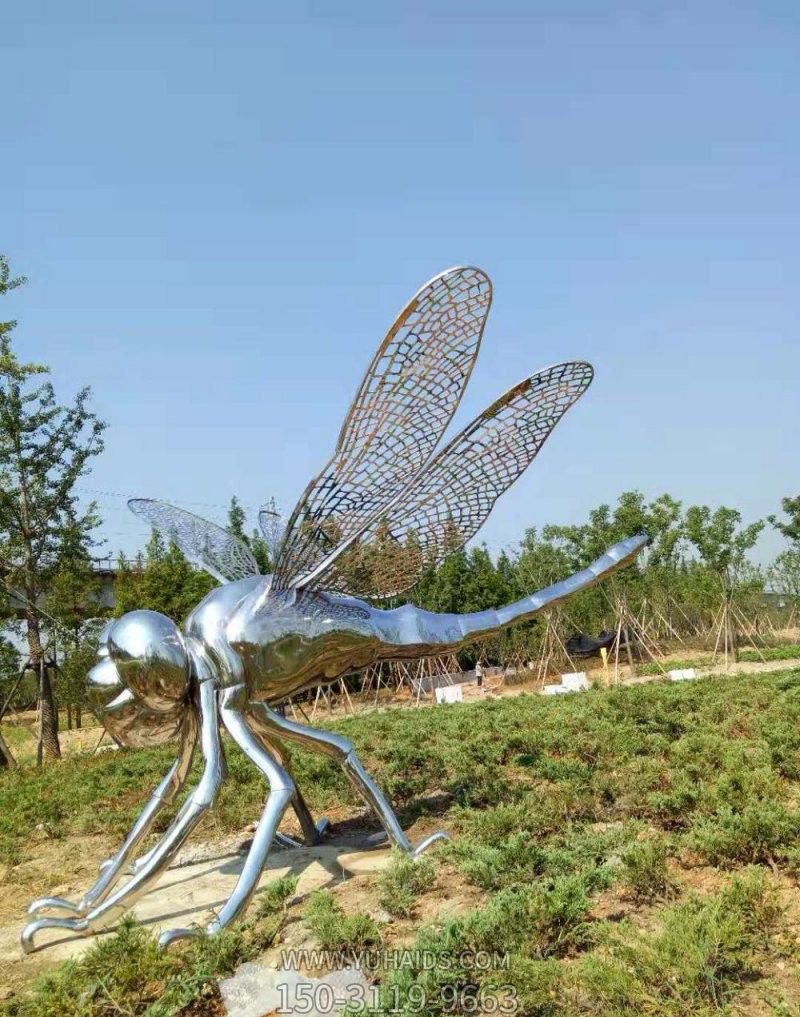 公园学校镜面镂空不锈钢蜻蜓博鱼网页版