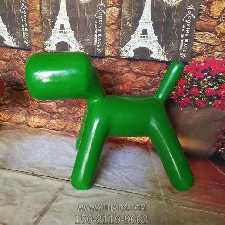 商场抽象玻璃钢卡通狗座椅博鱼网页版