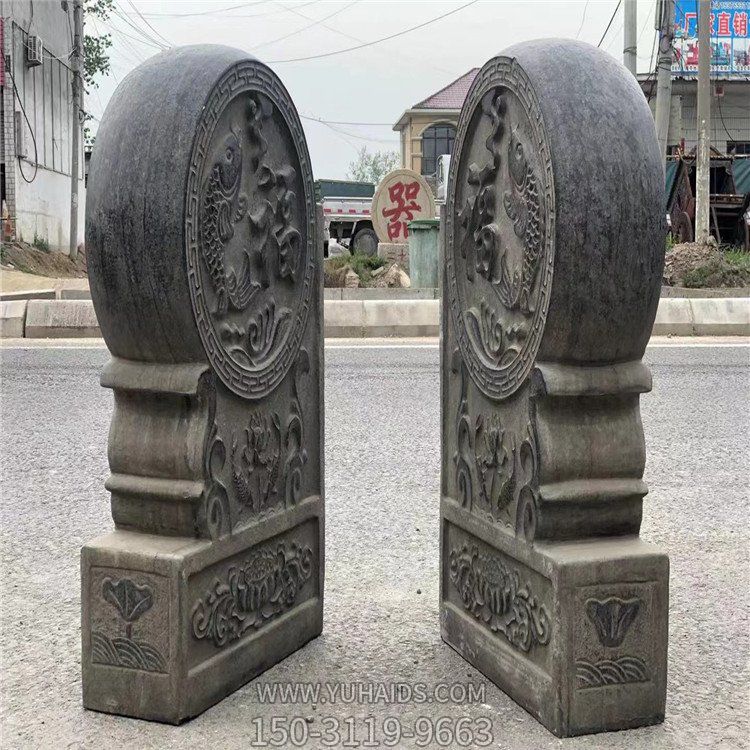 大理石石雕户外园林景观抱鼓石博鱼网页版