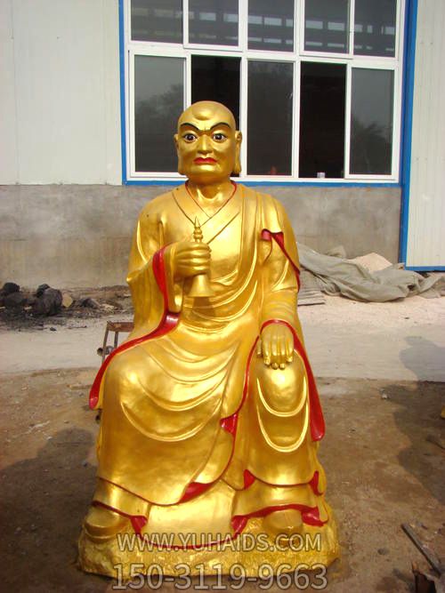 玻璃钢彩绘鎏金寺庙神佛十八罗汉博鱼网页版